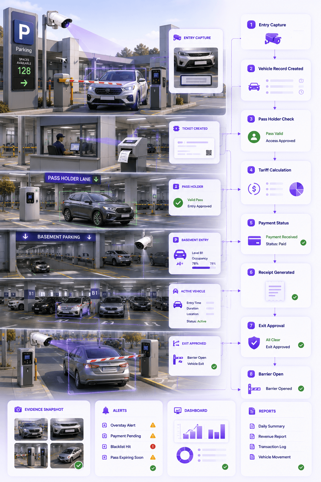 Parking operators visual intelligence