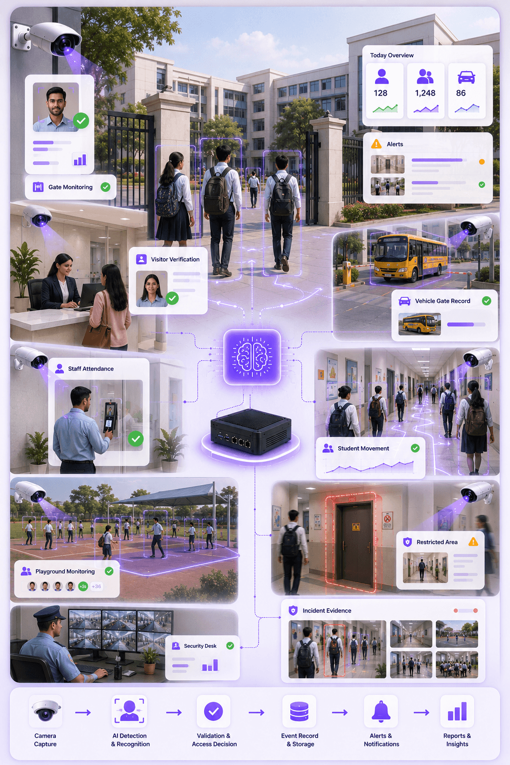 Schools and colleges visual intelligence