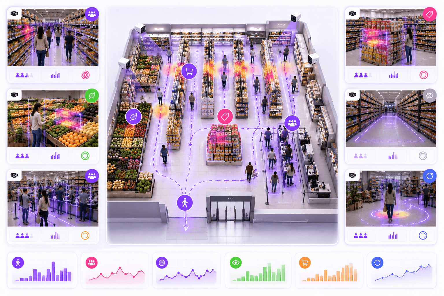 Retail engagement and heatmap analytics