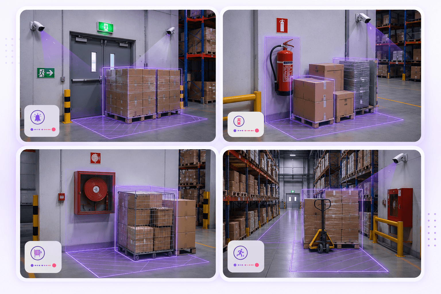 SafeGuard blockage scenario collage